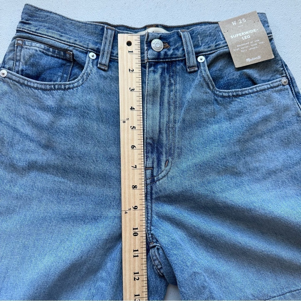 Madewell Super-wide-Leg Jeans in Larkins Wash - Picture 10 of 15